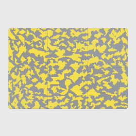 Магнитный плакат 3Х2 с принтом Ultimate Urban Camo в Екатеринбурге, Полимерный материал с магнитным слоем | 6 деталей размером 9*9 см | 2021 | pantone | городской | желтый | камуфляж | пиксельный | урбан | цвет года