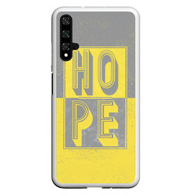 Чехол для Honor 20 с принтом Ultimate Hope в Екатеринбурге, Силикон | Область печати: задняя сторона чехла, без боковых панелей | Тематика изображения на принте: 2021 | hope | pantone | винтаж | надежда | цвет года