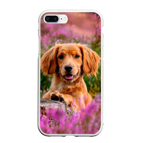 Чехол для iPhone 7Plus/8 Plus матовый с принтом Dog в Екатеринбурге, Силикон | Область печати: задняя сторона чехла, без боковых панелей | dog | животные | пес | природа | собака | собаки | собакчка | собачки