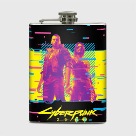 Фляга с принтом Cyberpunk 2077 - Взлом системы в Екатеринбурге, металлический корпус | емкость 0,22 л, размер 125 х 94 мм. Виниловая наклейка запечатывается полностью | 2077 | cd | cdprojectd | cyber | game | gamer | pank | project | punk | red | steam | syber | syberpank | valve | декабрь | игра | игра2020 | иградекабрь | игры | кибер | киберпан | панк | суберпунк | топигра