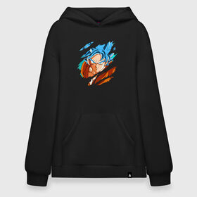 Худи SuperOversize хлопок с принтом Dragon Ball в Екатеринбурге, 70% хлопок, 30% полиэстер, мягкий начес внутри | карман-кенгуру, эластичная резинка на манжетах и по нижней кромке, двухслойный капюшон
 | anime | dragon ball | dragon ball super | dragon ball z | dragonball | gohan | goku | manga | vegeta | аниме | вегета | гоку | гохан | драгонболл | драконий жемчуг | жемчуг дракона | манга | сон гоку