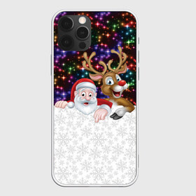 Чехол для iPhone 12 Pro Max с принтом Новый Год в Екатеринбурге, Силикон |  | christmas | merry christmas | дед мороз | ёлка | зима | мороз | новогодний олень | новый год | подарок | праздник | рождество | с новым годом | санта клаус | снегурочка | снежинки