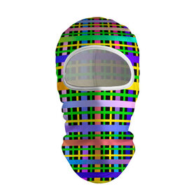 Балаклава 3D с принтом Цветной беспредел в Екатеринбурге, 100% полиэстер, ткань с особыми свойствами — Activecool | плотность 150–180 г/м2; хорошо тянется, но при этом сохраняет форму. Закрывает шею, вокруг отверстия для глаз кайма. Единый размер | весна | градиент | краски | праздник | радостное настроение