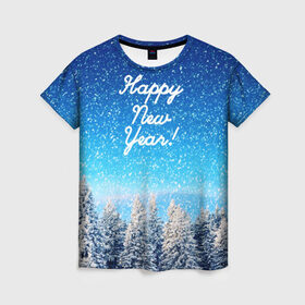 Женская футболка 3D с принтом Happy New Year в Екатеринбурге, 100% полиэфир ( синтетическое хлопкоподобное полотно) | прямой крой, круглый вырез горловины, длина до линии бедер | 2020 | 2021 | happy | new year | быка | гирлянда | дед мороз | елка | зеленый | игрушка | клаус | конфеты | нг | новый год | носок | перчатка | подарок | полосы | рождество | с | санта | сладости | снег | снеговик
