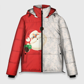 Мужская зимняя куртка 3D с принтом Селфи Деда Мороза в Екатеринбурге, верх — 100% полиэстер; подкладка — 100% полиэстер; утеплитель — 100% полиэстер | длина ниже бедра, свободный силуэт Оверсайз. Есть воротник-стойка, отстегивающийся капюшон и ветрозащитная планка. 

Боковые карманы с листочкой на кнопках и внутренний карман на молнии. | christmas | merry christmas | дед мороз | ёлка | зима | мороз | новый год | подарок | праздник | рождество | с новым годом | санта клаус | селфи | снегурочка | снежинки