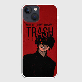 Чехол для iPhone 13 mini с принтом Trash в Екатеринбурге,  |  | anime | ghoul | juzo | kaneki | kaneki ken | ken | suzuya | tokyo | tokyo ghoul | аниме | гуль | джузо | джузо сузуя | канеки | кен | кен канеки | рей | сейдо | сузуя | токийский гуль | япония