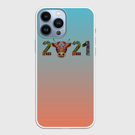 Чехол для iPhone 13 Pro Max с принтом 2021 Год быка в Екатеринбурге,  |  | 2021 | 7 января | bull | newyear | santa | бык | быки | бычок | год быка | дед мороз | корова | новогодние каникулы | новогодние праздники | новый 2021 | новый год | новый год 2021 | рождество | сани | санта | санта клаус