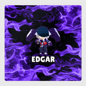 Магнитный плакат 3Х3 с принтом BRAWL STARS EDGAR в Екатеринбурге, Полимерный материал с магнитным слоем | 9 деталей размером 9*9 см | 8 bit | 8 бит | brawl | brawl stars | crow | edgar | leon | stars | бравл | бравл старс | браво старс | едгар | игра | компьютерная | леон | огонь | онлайн | старс | эдгар