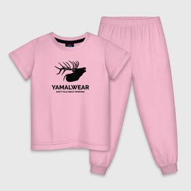 Детская пижама хлопок с принтом Yamalwear в Екатеринбурге, 100% хлопок |  брюки и футболка прямого кроя, без карманов, на брюках мягкая резинка на поясе и по низу штанин
 | salekhard | yamal | yanao | арт | минимализм | рисунок | салехард | север | ямал | янао
