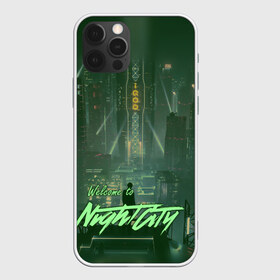 Чехол для iPhone 12 Pro Max с принтом Welcome to Night City в Екатеринбурге, Силикон |  | ceberpunk | city | night | welcome | киберпанк