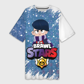 Платье-футболка 3D с принтом Brawl Stars Edgar в Екатеринбурге,  |  | 2020 | 2021 | brawl | byron | edgar | leon | new | snow | stars | winter | year | байрон | бравл | браво | год | зима | леон | лион | новые | новый | персонаж | персонажи | снег | страс | эдгар