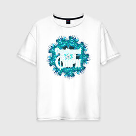 Женская футболка хлопок Oversize с принтом Гуру программирования в Екатеринбурге, 100% хлопок | свободный крой, круглый ворот, спущенный рукав, длина до линии бедер
 | гуру | подарки | программирование