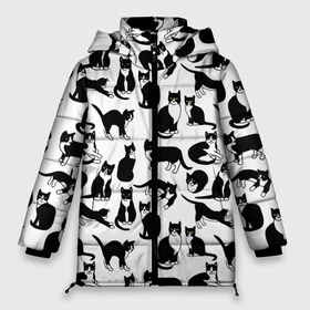 Женская зимняя куртка 3D с принтом Котики Чёрно-белые в Екатеринбурге, верх — 100% полиэстер; подкладка — 100% полиэстер; утеплитель — 100% полиэстер | длина ниже бедра, силуэт Оверсайз. Есть воротник-стойка, отстегивающийся капюшон и ветрозащитная планка. 

Боковые карманы с листочкой на кнопках и внутренний карман на молнии | cat | cats | cosmos | kitten | mem | memes | rose | roses | глаза | глазки | киска | космос | кот | котёнок | котик | котики | котэ | котята | кошак | кошка | кошки | красивая | мем | мемчики | милая | прикольная | розы | светлая