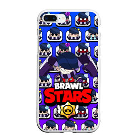 Чехол для iPhone 7Plus/8 Plus матовый с принтом BRAWL STARS EDGAR в Екатеринбурге, Силикон | Область печати: задняя сторона чехла, без боковых панелей | 8 bit | brawl stars | crow | crow phoenix. | leon | leon shark | бравл старс | браво старс | ворон | игра бравл | леон | леон шарк | оборотень