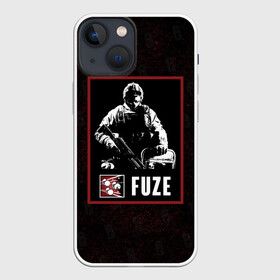 Чехол для iPhone 13 mini с принтом Fuze в Екатеринбурге,  |  | Тематика изображения на принте: fuze | r6s | rainbow six siege | оперативник | персонаж | фьюз