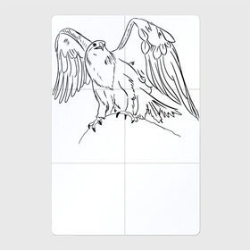 Магнитный плакат 2Х3 с принтом Символ Орла в Екатеринбурге, Полимерный материал с магнитным слоем | 6 деталей размером 9*9 см | animals | art | bird | eagle | falcon | tattoo | wings | арт | беркут | гор | гордый | дикий | животные | крылья | летающий | один | орел | орлан | пернатый | перья | природа | птица | птичка | символ | сокол | соколиный взгляд