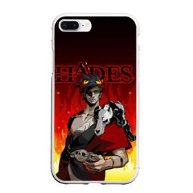 Чехол для iPhone 7Plus/8 Plus матовый с принтом HADES ZAGREUS в Екатеринбурге, Силикон | Область печати: задняя сторона чехла, без боковых панелей | aphrodite | artemis | athena | hade | hades | nyx. | poseidon | zagreus | zeus | афродита | загрей | зевс | игра hades | посейдон