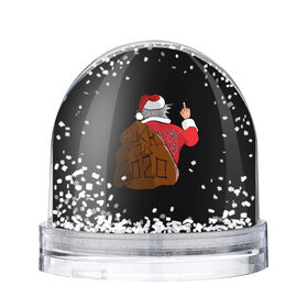 Снежный шар с принтом Santa claus в Екатеринбурге, Пластик | Изображение внутри шара печатается на глянцевой фотобумаге с двух сторон | 2020 | 2021 | claus | happy new year | new ear | santa | santa claus | snow | winter | year | год | новый | новый год