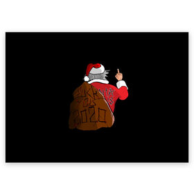 Поздравительная открытка с принтом Santa claus в Екатеринбурге, 100% бумага | плотность бумаги 280 г/м2, матовая, на обратной стороне линовка и место для марки
 | 2020 | 2021 | claus | happy new year | new ear | santa | santa claus | snow | winter | year | год | новый | новый год