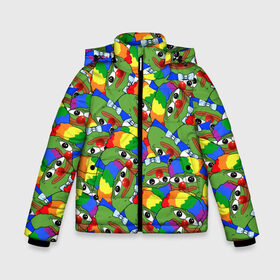 Зимняя куртка для мальчиков 3D с принтом ПЕПЕ КЛОУН в Екатеринбурге, ткань верха — 100% полиэстер; подклад — 100% полиэстер, утеплитель — 100% полиэстер | длина ниже бедра, удлиненная спинка, воротник стойка и отстегивающийся капюшон. Есть боковые карманы с листочкой на кнопках, утяжки по низу изделия и внутренний карман на молнии. 

Предусмотрены светоотражающий принт на спинке, радужный светоотражающий элемент на пуллере молнии и на резинке для утяжки | doomer | meme | pepe. | zoomer | а.у.ф. | ауф | бумер | все на бунд | думер | зумер | мемы | пепе | цитаты волка | ъуъ