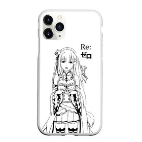 Чехол для iPhone 11 Pro Max матовый с принтом ReZero в Екатеринбурге, Силикон |  | anime girl | anime heroes | emilia | girl | kawaii | ram | re zero | re:zero | rem | девочка | девушка | жизнь с нуля в альтернативном мире | кавайный | логотипы аниме | персонажи аниме | рам | ре зеро | рем | эмилия