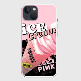 Чехол для iPhone 13 с принтом BLACKPINK ICE CREAM в Екатеринбурге,  |  | black pink | blackpink | ice cream | k pop | блэкпинк | дженни | джису | к поп | лиса | розэ