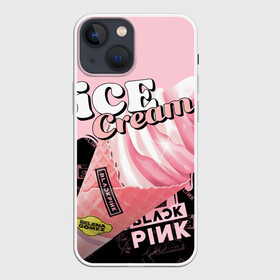 Чехол для iPhone 13 mini с принтом BLACKPINK ICE CREAM в Екатеринбурге,  |  | Тематика изображения на принте: black pink | blackpink | ice cream | k pop | блэкпинк | дженни | джису | к поп | лиса | розэ