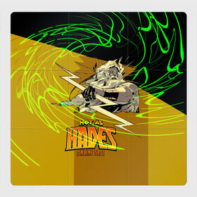 Магнитный плакат 3Х3 с принтом Hades (Зевс) в Екатеринбурге, Полимерный материал с магнитным слоем | 9 деталей размером 9*9 см | Тематика изображения на принте: hades | аид | загрей | зевс | игра | олимп