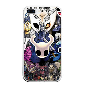 Чехол для iPhone 7Plus/8 Plus матовый с принтом HOLLOW KNIGHT в Екатеринбурге, Силикон | Область печати: задняя сторона чехла, без боковых панелей | hollow knight | silk song | silksong | босс | ложный рыцарь | матка жужж | силк сонг | холлоу кнайт | холлоу найт