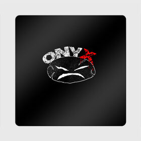 Магнит виниловый Квадрат с принтом Onyx в Екатеринбурге, полимерный материал с магнитным слоем | размер 9*9 см, закругленные углы | Тематика изображения на принте: fredro starr | onyx | rap | sonny seeza | sticky fingaz | оникс | рэп