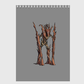 Скетчбук с принтом Магическое дерево в Екатеринбурге, 100% бумага
 | 48 листов, плотность листов — 100 г/м2, плотность картонной обложки — 250 г/м2. Листы скреплены сверху удобной пружинной спиралью | branch | magic | monster | tree | великан | ветки | дерево | кора | стоит