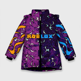 Зимняя куртка для девочек 3D с принтом Roblox Роблокс в Екатеринбурге, ткань верха — 100% полиэстер; подклад — 100% полиэстер, утеплитель — 100% полиэстер. | длина ниже бедра, удлиненная спинка, воротник стойка и отстегивающийся капюшон. Есть боковые карманы с листочкой на кнопках, утяжки по низу изделия и внутренний карман на молнии. 

Предусмотрены светоотражающий принт на спинке, радужный светоотражающий элемент на пуллере молнии и на резинке для утяжки. | 2 цвета | game | roblox | абстракция | игра | огонь | пламя | роблокс
