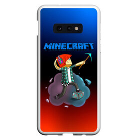 Чехол для Samsung S10E с принтом Minecraft в Екатеринбурге, Силикон | Область печати: задняя сторона чехла, без боковых панелей | Тематика изображения на принте: minecraft | алекс | белый | блоки | ведьма | взрывчатка | визера | волк | гаст | добывать | дракон | зеленый куб | зомби | игра | крафт | крипер | кубики | лошадка | майн | майнкрафт | манкрафт | овечка | оцелот