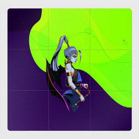 Магнитный плакат 3Х3 с принтом Hades в Екатеринбурге, Полимерный материал с магнитным слоем | 9 деталей размером 9*9 см | Тематика изображения на принте: game | games | hades | аид | арт | загрей | хадес | хадэс
