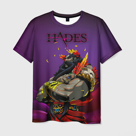 Мужская футболка 3D с принтом Hades в Екатеринбурге, 100% полиэфир | прямой крой, круглый вырез горловины, длина до линии бедер | game | games | hades | аид | арт | загрей | хадес | хадэс