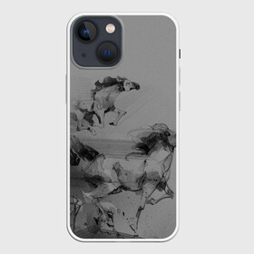 Чехол для iPhone 13 mini с принтом кони в Екатеринбурге,  |  | horse | horseshoe | акварель | головалошади | грива | жеребец | животные | конь | лошадь | лошадьскрыльями | подкова | природа | рисуноккрасками
