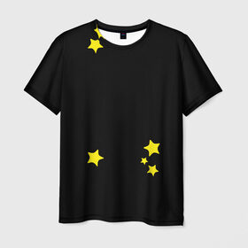 Мужская футболка 3D с принтом Звездочки в Екатеринбурге, 100% полиэфир | прямой крой, круглый вырез горловины, длина до линии бедер | family | family look | детские | для всей семьи | семейные | семья | фэмили лук