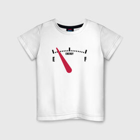 Детская футболка хлопок с принтом Energy Парные в Екатеринбурге, 100% хлопок | круглый вырез горловины, полуприлегающий силуэт, длина до линии бедер | family | family look | детские | для всей семьи | семейные | семья | фэмили лук