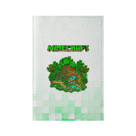 Обложка для паспорта матовая кожа с принтом Minecraft в Екатеринбурге, натуральная матовая кожа | размер 19,3 х 13,7 см; прозрачные пластиковые крепления | minecraft | алекс | белый | блоки | ведьма | взрывчатка | визера | волк | гаст | добывать | дракон | зеленый куб | зомби | игра | крафт | крипер | кубики | лошадка | майн | майнкрафт | манкрафт | овечка | оцелот