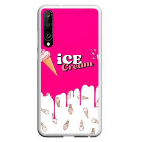 Чехол для Honor P30 с принтом Ice Cream BlackPink в Екатеринбурге, Силикон | Область печати: задняя сторона чехла, без боковых панелей | Тематика изображения на принте: blackpink | blink | bts | exo | icecream | jennie | jisoo | korea | kpop | lisa | love | rose | блекпинк | девушки | корея | кпоп | музыка