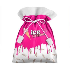 Подарочный 3D мешок с принтом Ice Cream BlackPink в Екатеринбурге, 100% полиэстер | Размер: 29*39 см | Тематика изображения на принте: blackpink | blink | bts | exo | icecream | jennie | jisoo | korea | kpop | lisa | love | rose | блекпинк | девушки | корея | кпоп | музыка