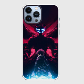 Чехол для iPhone 13 Pro Max с принтом Kirito спиной в Екатеринбурге,  |  | alice | alicization | asuna | kirito | sao | sword art online | underworld | алиса | алисизация | асуна | кирито | мастера меча онлайн | чёрный мечник | юджио