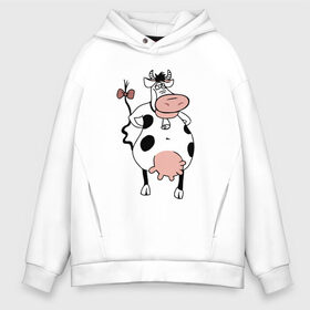 Мужское худи Oversize хлопок с принтом Смешная корова в Екатеринбурге, френч-терри — 70% хлопок, 30% полиэстер. Мягкий теплый начес внутри —100% хлопок | боковые карманы, эластичные манжеты и нижняя кромка, капюшон на магнитной кнопке | 2021 | 7 января | bull | newyear | santa | бык | быки | бычок | год быка | дед мороз | корова | новогодние каникулы | новогодние праздники | новый 2021 | новый год | новый год 2021 | рождество | сани | санта | санта клаус