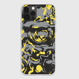 Чехол для iPhone 12 Pro Max с принтом Камень золото кара в Екатеринбурге, Силикон |  | Тематика изображения на принте: абстракция | жёлтый | золото | камень | кора | краска | пятна | узор | фантастик | футуризм | цвета 2021 | цветы