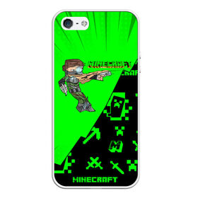 Чехол для iPhone 5/5S матовый с принтом Minecraft в Екатеринбурге, Силикон | Область печати: задняя сторона чехла, без боковых панелей | minecraft | алекс | белый | блоки | ведьма | взрывчатка | визера | волк | гаст | добывать | дракон | зеленый куб | зомби | игра | крафт | крипер | кубики | лошадка | майн | майнкрафт | манкрафт | овечка | оцелот