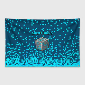 Флаг-баннер с принтом Minecraft в Екатеринбурге, 100% полиэстер | размер 67 х 109 см, плотность ткани — 95 г/м2; по краям флага есть четыре люверса для крепления | minecraft | алекс | белый | блоки | ведьма | взрывчатка | визера | волк | гаст | добывать | дракон | зеленый куб | зомби | игра | крафт | крипер | кубики | лошадка | майн | майнкрафт | манкрафт | овечка | оцелот