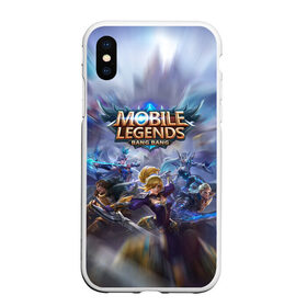 Чехол для iPhone XS Max матовый с принтом Mobile Legends (Z) в Екатеринбурге, Силикон | Область печати: задняя сторона чехла, без боковых панелей | 515 unite | bang bang | battle arena | moba | mobile legends | mobile legends bang bang | online battle arena