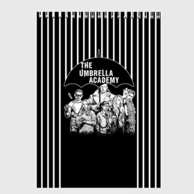 Скетчбук с принтом umbrella academy в Екатеринбурге, 100% бумага
 | 48 листов, плотность листов — 100 г/м2, плотность картонной обложки — 250 г/м2. Листы скреплены сверху удобной пружинной спиралью | academy | umbrella | umbrella academy | адам годли | академия | академия амбрелла | амбрелла | дэвид кастанеда | колм фиори | кэмерон бриттон | мэри джей блайдж
джон магаро | роберт шиэн | том хоппер | эллиот пейдж