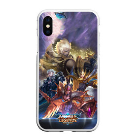 Чехол для iPhone XS Max матовый с принтом Mobile Legends Bang Bang в Екатеринбурге, Силикон | Область печати: задняя сторона чехла, без боковых панелей | bang | legends | mobile | игра