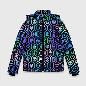 Зимняя куртка для мальчиков 3D с принтом Компьютерные игровые символы в Екатеринбурге, ткань верха — 100% полиэстер; подклад — 100% полиэстер, утеплитель — 100% полиэстер | длина ниже бедра, удлиненная спинка, воротник стойка и отстегивающийся капюшон. Есть боковые карманы с листочкой на кнопках, утяжки по низу изделия и внутренний карман на молнии. 

Предусмотрены светоотражающий принт на спинке, радужный светоотражающий элемент на пуллере молнии и на резинке для утяжки | высказывание | граффити | детские | игровые | игры | идея | компьютерные | манера | мемы | разные | рисунок | символ | символы